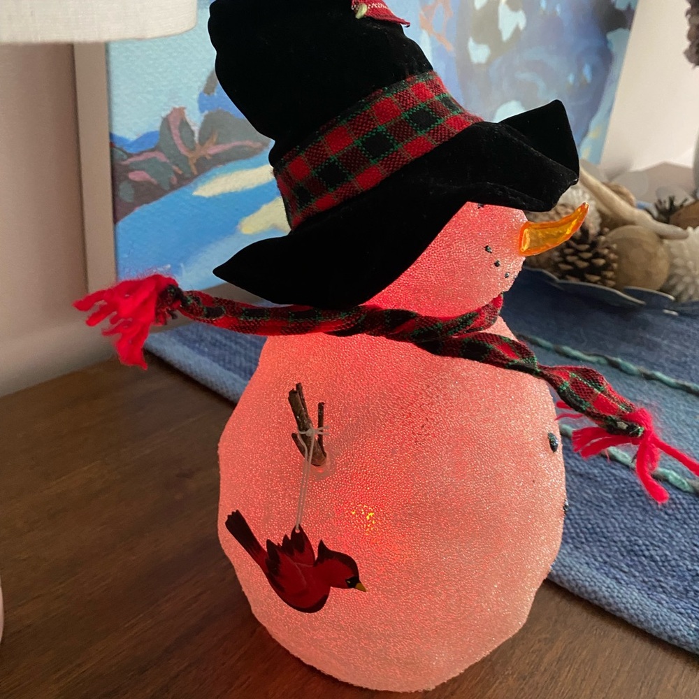 Avon The Gift Collection Chilly Willy Light Ip Snowman - Picture 5 of 8